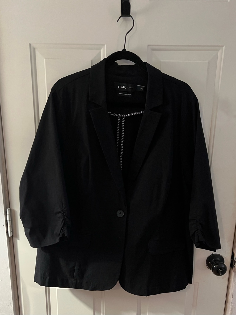 torrid Black Women's Single-Button Blazer